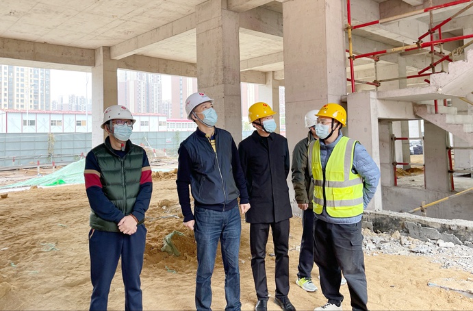 市政公用集團(tuán)黨委委員、副總經(jīng)理葛威敏到泉邦產(chǎn)業(yè)園項(xiàng)目檢查安全生產(chǎn)工